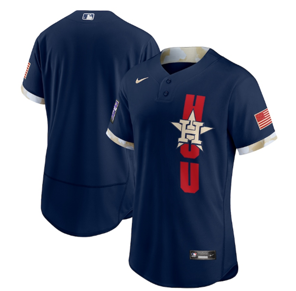 Men's Houston Astros Blank 2021 Navy All-Star Flex Base Stitched MLB Jersey Men's Houston Astros Blank 2021 Navy All-Star Flex Base Stitched MLB Jersey